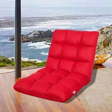 Sundale Outdoor Indoor Adjustable Soft Brushed Polyester Cord Five Position Multiangle Folding Chair Red A P Lc029red Sundale Outdoor Folding Chair Comfy Chairs Chair