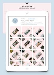 Square instagram photo dimensions are 1080×1080, bear that in mind when you design your templates. Photo Instagram Photo Grid Template