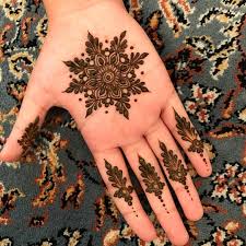 And A Mandala Palm Which Turned Out Looking Like A Snowflake Eshennafix Henna Bridal Sg Palm Mehndi Design Henna Designs Hand Henna Tattoo Designs