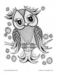 Owl coloring pages for adults. Owls Coloring Pages For Adults