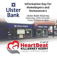 Payment and international banking charges (effective from 13th june 2017). Ulster Bank Killarney Hosts Information Day For Homebuyers And Homeowners In Aid Of Killarney Heartbeat Heartbeat Killarney Kerry
