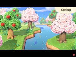 Acnh Direct 20 02 20 Animal Crossing Pink Trees Cherry Blossom Petals