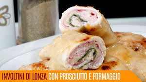 Condite con un filo di olio di oliva, uno spicchio di aglio, un pizzico di sale e le. Involtini Di Lonza Con Prosciutto E Formaggio Ricetta Facilissima Le Video Ricette Di Lara Youtube