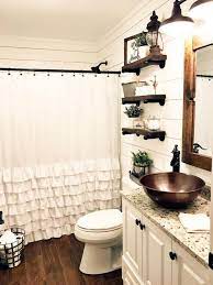 That's why it pays to know what kinds of products, layouts, setups, and decorating ideas can help make the most of a small bathroom and keep it organized. 30 Fabulous Small Bathroom Ideas Farmhouse Bathroom Decor Modern Farmhouse Bathroom Small Bathroom Remodel
