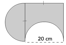 Perhatikan gambar diatas dan carilah luas area yang diarsir! Ternyata Mudah Mencari Luas Daerah Yang Diarsir Pada Bangun Datar