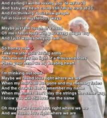 Darling I Will Be Loving You Til We Re 70 Thinking Out Loud Recorded By Ed Sheeran With Images Ed Sheeran Rap Songs Song Playlist