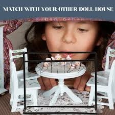 Metal Wardrobe Hanger Mini Toy Room Cloth Shelf Furniture Formal Dress Doll  and Rack