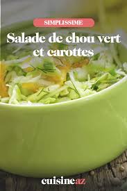 Salade De Chou Vert Et Carottes Recette Salade De Chou Vert Salade De Chou Chou Vert