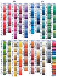 Printable Dmc Color Chart Dmc Floss Color Names Dmc