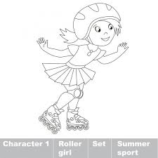 Search through 623,989 free printable colorings at getcolorings. 53 Roller Skating Coloring Vector Images Roller Skating Coloring Illustrations Depositphotos