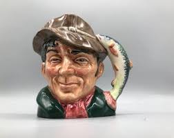 Vintage Small Snuffy Toby Jug by Burlington Ware