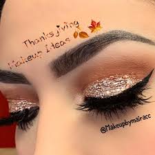 For something a little more natural and subdued, try this tutorial by marie jay. 20 Fab Thanksgiving Makeup Looks The Glossychic