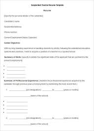 A career objective for teacher is an assertion about the aspirant's goals and expectations for employment. 40 Teacher Resume Templates Pdf Doc Pages Publisher Free Premium Templates