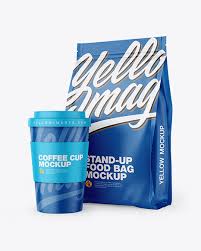 Download Yellowimages Mockups Kraft Box With Matte Sachet Mockup Png Yellowimages Mockups