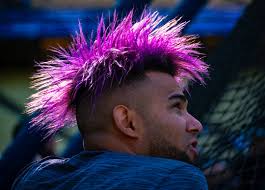 Purple hair, don't care.