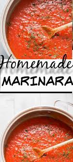 Skip The Jarred Stuff A Homemade Marinara Sauce Is The Way To Go This Simple Sauce Has Man Homemade Marinara Marinara Sauce Recipe Marinara Sauce Homemade