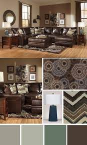 This Dark Brown Leather Sectional Is A Stylish Way To Bring Comfort And Lots Of Seating Brown Furniture Living Room Brown Living Room Decor Living Room Colors