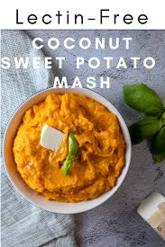 Easy 1 Pot Coconut Sweet Potato Mash Recipe Mashed Sweet Potatoes Sweet Potato Curry Autoimmune Recipes