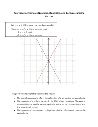 Representing Complex Numbers With Vectors Pdf Math Software Complex Numbers Eureka Math