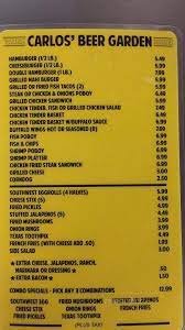Online Menu Of Carlos S Beer Garden Webster Tx