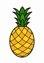 Dessin En Couleurs A Imprimer Nature Fruits Ananas Numero 201304 Ananas Dessin Dessin Couleur Dessin Fruits