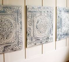 Vintage Tin Tiles Vintage Tin Tiles Knock Off Decor Tin Tiles