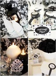 A Glitter And Snow New Year S Eve Party White Christmas Party Black And White Party Decorations White Party Decorations