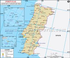 Located in the southern european country of portugal, the city is the 12th most populous urban area in the european union. Portugal Latitude And Longitude Map