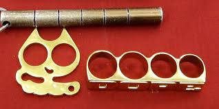 Knuckle dusters and brass knuckles (banned in u.k as of 2019). Texas Legalizes Brass Knuckles And Other Self Defense Weapons