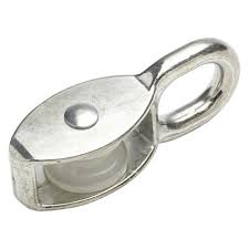 Lot De 2 Poulies A Oeil Fixe Acier Nickele Standers Diam 15 X L 45 X L 15 Mm Leroy Merlin