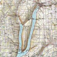 New York Penn Yann Keuka Lake Nautical Chart Decor