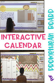 This Interactive Calendar Flipchart In Activinspire For Promethean Boards Helps Teachers Review Place Value Interactive Calendar Calendar Math Promethean Board