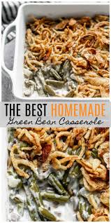 Green Bean Casserole With Canned Green Beans Cooking For Keeps Recipe Homemade Green Bean Casserole Green Bean Casserole Easy Green Bean Casserole