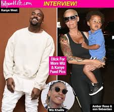 Amber Rose Slams Kanye West For Dragging Son Into Wiz Khalifa Feud F Ing Clown Kanye West The Wiz Amber Rose Son