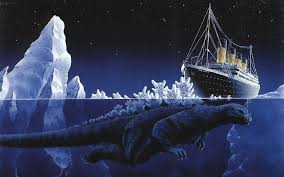 Icebergs were not a new hazard to shipping in the north atlantic when titanic sank. Monster And Cruiser Ship Illustration Titanic Ice Berg Sea Hd Wallpaper Wallpaper Flare