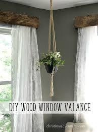 Diy Wood Window Valance Christina Maria Blog Wood Valances For Windows Wood Valance Easy Home Decor