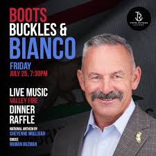 🇺🇸 Boots, Buckles & Bianco... This Friday at Twin Rivers! 🇺🇸 Don't miss  an unforgettable evening in support of Sheriff Chad Bianco and his run for  California Governor. 🎸 Live music from @