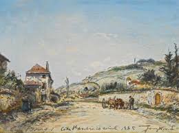 Johan Barthold Jongkind La Villa Beau Sejour A La Cote Saint Andre Dutch Painters Marine Landscape Art Day