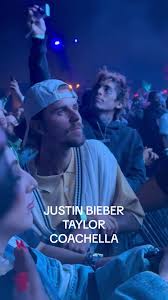 Justin Bieber and Taylor Swift watching Ice Spice #coachella | taylor swift  coachella | TikTok