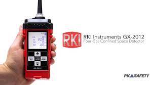 Confined Space 4 Gas Monitor: GX-2012 by RKI Instruments - YouTube