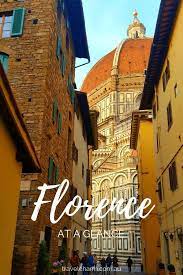 Florence At A Glance Italy Travel Destinations European Travel Destinations Unique