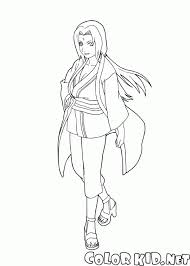 Uchiha sasuke no sharingan den ; Malvorlagen Tsunade