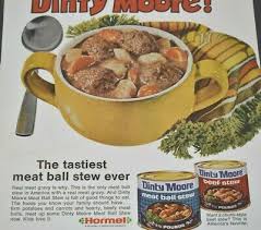 When i was little i loved dinty moore beef stew. 1969 Vintage Print Ad Dinty Moore Hormel Beef Stew Canned Meal Meat Ball Hot Ebay