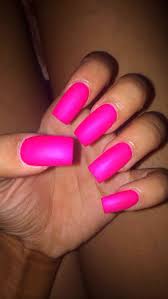 Jolifin acryl farbpulver mit hoher deckkraft für schöne acrylnägel. Square Bright Pink Nails Novocom Top
