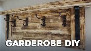 Baum garderobe bauanleitung zum selberbauen 1 2 docom. Einfach Garderobe Selber Bauen D I Y Youtube