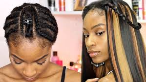Sew in hair weave on natural hair this has been previously written but i want to take it a step further. What Is The Best Braid Pattern For A Sew In Weave Quora