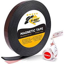 Amazon.com : X-bet MAGNET Flexible Magnetic Strip - 1/2 Inch x 10 Feet  Magnetic Tape with Strong Self Adhesive - Perfect Magnetic Roll for Craft  and DIY Projects - Sticky Anisotropic Magnets : Office Products