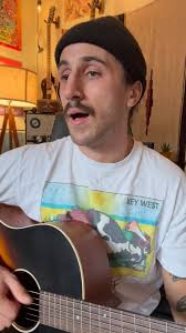 it’s hard to see, but my shirt says roast beef. i love this shirt  #coversong #singer #acoustic