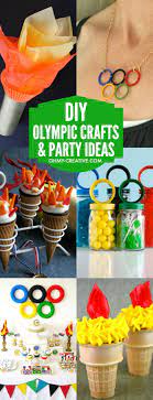 Watch tokyo 2020 olympic games live streams. Diy Olympic Crafts And Party Ideas Oh My Creative