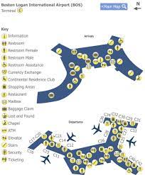 Terminal C Logan Food Boston Logan Airport (Bos) Terminal C Map - Map Of Terminal C At Boston  Logan Airport